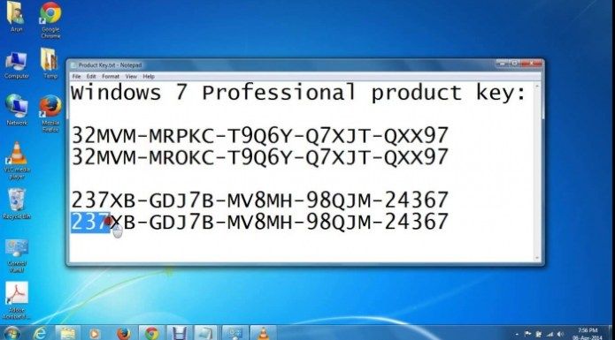 Free Windows 7 Serial Key Generator